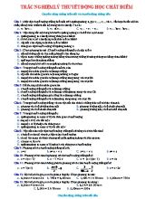 Trắc nghiệm lý thuyết Vật lý 10 - Chương 1 Động học chất điểm (Có đáp án)